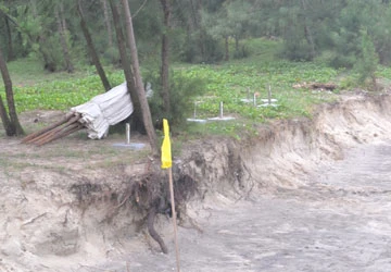 Sạt lở đe dọa cửa biển Hội An ảnh 1