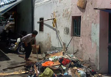 Cháy phòng trọ, một nữ công nhân chết ngạt ảnh 1 Cháy phòng trọ, một nữ công nhân chết ngạt ảnh 1