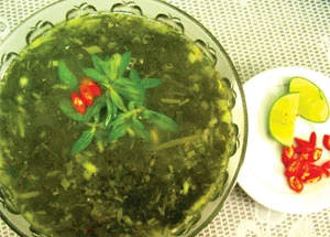 Canh chua mồng tơi ảnh 1