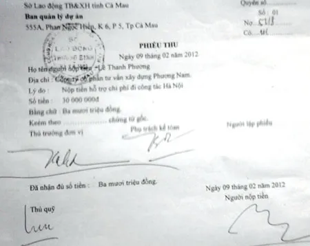 Nhà thầu “hỗ trợ công tác phí” cho chủ đầu tư? ảnh 1