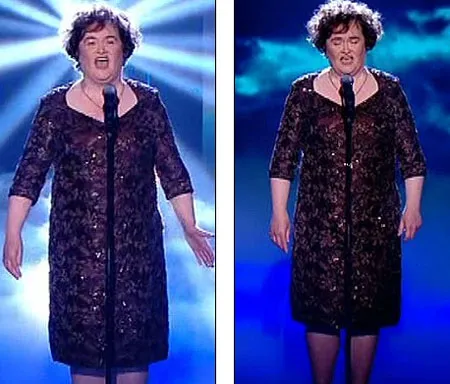 Susan Boyle chinh phục khán giả và ban giám khảo với ca khúc "Memory". Ảnh: ITV.