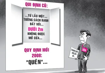 Tranh chấp trổ cửa sổ: Tòa khó xử ảnh 1 Tranh chấp trổ cửa sổ: Tòa khó xử ảnh 1