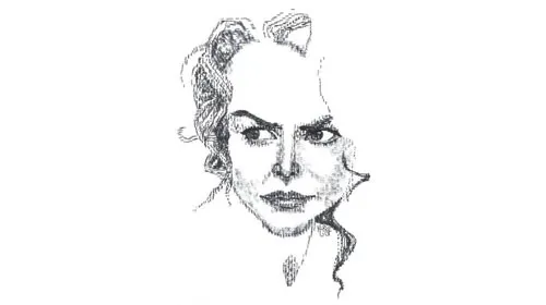 Vẽ tranh bằng máy đánh chữ ảnh 1