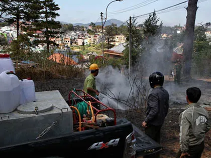 Đà Lạt: Cháy biệt thự, nhiều nhà rúng động ảnh 1