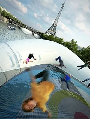 Nhảy tưng tưng qua sông Seine ảnh 2