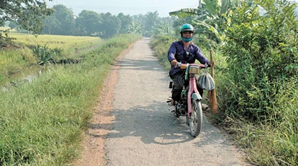 Dùng nhựa đường cao tốc làm đường nông thôn ảnh 1 Dùng nhựa đường cao tốc làm đường nông thôn ảnh 1
