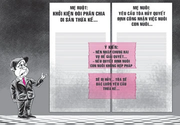 Nhập án hành chính vào án dân sự, được không? ảnh 1 Nhập án hành chính vào án dân sự, được không? ảnh 1