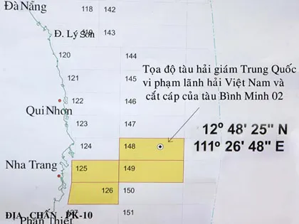 Tàu hải giám Trung Quốc ngang ngược vi phạm chủ quyền Việt Nam ảnh 1
