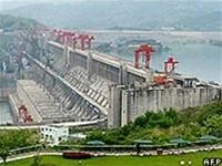 Ðập Tam Hiệp - dự án thủy điện lớn nhất thế giới hiện nay - Ảnh: AFP