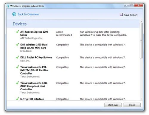 Kết quả cho các thiết bị nối kết vào máy tính chuẩn bị cài đặt Windows 7