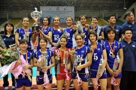 Thái Lan vô địch giải bóng chuyền Châu Á ảnh 1