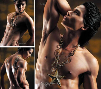 Siêu mẫu Tiến Đoàn từng tiết lộ những tấm hình nude nhiều khi là "thành quả" của kỹ thuật photoshop.