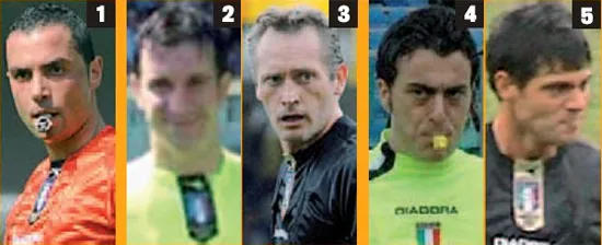 5 trọng tài mới được bổ sung: 1.Marco Guida 2.Daniele Doveri 3.Emiliano Gallione 4.Angelo Giancola 5.Luigi Nasca