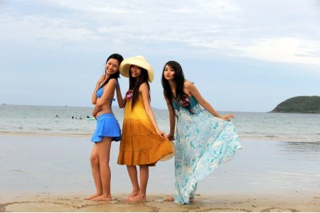 Các thí sinh vui đùa sau giờ luyện tập ảnh 6