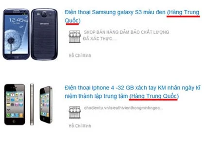 Nhiều chợ online tăng cảnh báo hàng nhái ảnh 1