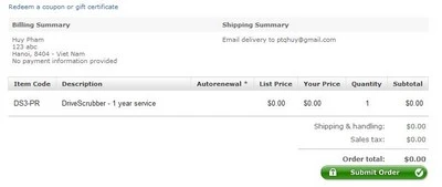 DriveScrubber - Xóa dữ liệu theo cách an toàn nhất ảnh 3 DriveScrubber - Xóa dữ liệu theo cách an toàn nhất ảnh 3