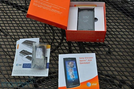 "Đập hộp" Xperia X10 phiên bản Mỹ ảnh 3 "Đập hộp" Xperia X10 phiên bản Mỹ ảnh 3