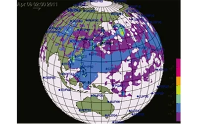 Ngày 11/4/2011, mây phóng xạ sẽ bao trùm Việt Nam ảnh 1 Ngày 11/4/2011, mây phóng xạ sẽ bao trùm Việt Nam ảnh 1