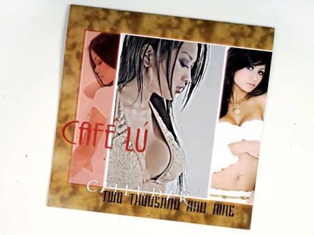 Tờ lịch của nhà hàng Café Lú.