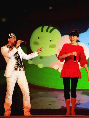 Tóc Tiên trong tour diễn tại TPHCM