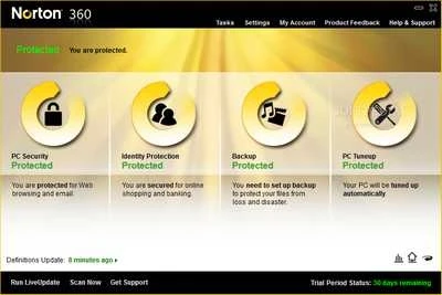 90 ngày sử dụng bộ phần mềm Norton 2011 ảnh 2