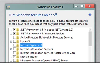 Cách gỡ bỏ Internet Explorer 10 trong Windows 8 ảnh 6 Cách gỡ bỏ Internet Explorer 10 trong Windows 8 ảnh 6