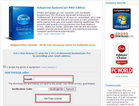 Sử dụng bản quyền miễn phí 1 năm IObit Advanced SystemCare PRO ảnh 2