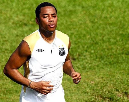 Robinho được chào đón tưng bừng ở Santos ảnh 13