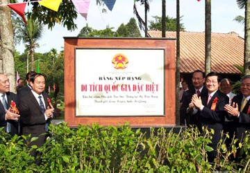 Khu lưu niệm Bác Tôn được công nhận di tích quốc gia đặc biệt ảnh 1