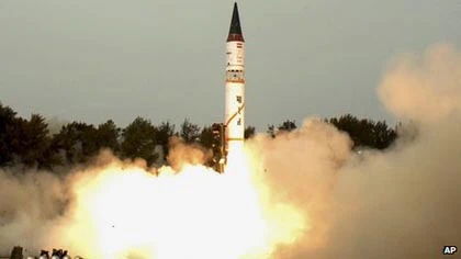 Ấn Độ thử thành công tên lửa mang đầu đạn hạt nhân‎ ảnh 1