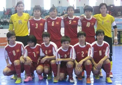 Nữ futsal Việt Nam thất bại ở chung kết ảnh 1 Nữ futsal Việt Nam thất bại ở chung kết ảnh 1