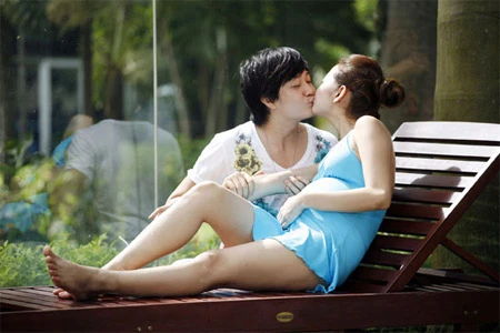 Minh Hằng - Lương Mạnh Hải nói về chuyện… hôn nhau ảnh 2