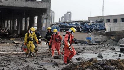 Trung Quốc: lại nổ nhà máy hóa chất, 9 người chết ảnh 1