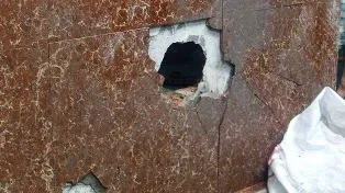 Lại nổ bình hơi bơm, 2 người bị thương ảnh 1