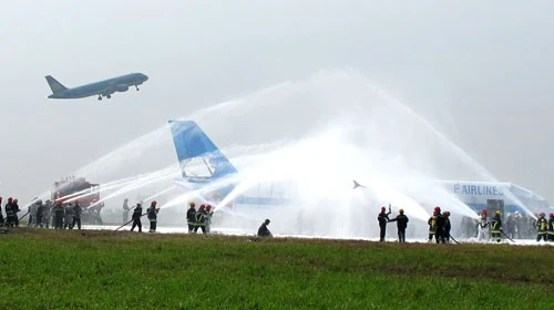 Diễn tập cứu nạn hàng không ở Tân Sơn Nhất ảnh 1