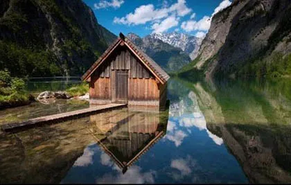 Lạ lùng những ngôi nhà cổ tích giữa rừng ảnh 1