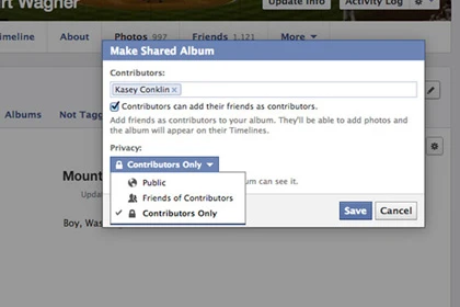 Hướng dẫn "dùng chung album ảnh" trên Facebook ảnh 4 Hướng dẫn "dùng chung album ảnh" trên Facebook ảnh 4