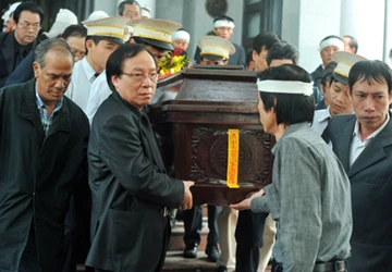 Nghệ sĩ rơi nước mắt trong tang lễ NSND Trọng Khôi ảnh 3