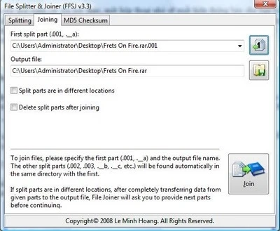 Hướng dẫn chia nhỏ và ghép file nhanh chóng ảnh 5