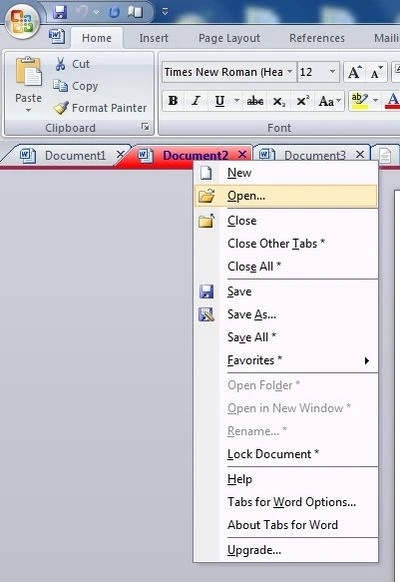 “Độc chiêu” duyệt văn bản trên Microsoft Office theo tab ảnh 7