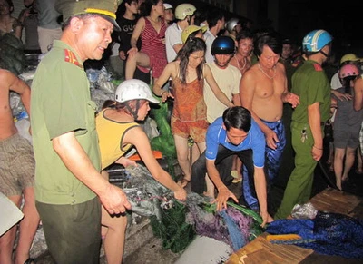 Hiện trường vụ cháy chợ Vinh ảnh 5