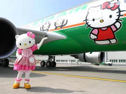Khám phá máy bay Hello Kitty ảnh 1