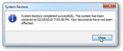 Sử dụng System Restore để khôi phục hệ thống trên Windows 7 ảnh 9