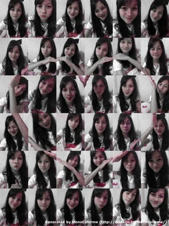 Mốt chụp ảnh tạo hình bằng cánh tay của cư dân mạng ảnh 8