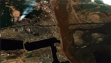 Nhật Bản trước và sau động đất qua Googe Earth ảnh 2