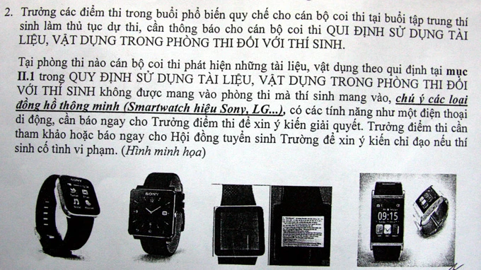 Phòng chống gian lận thi cử bằng công nghệ cao ảnh 2 Phòng chống gian lận thi cử bằng công nghệ cao ảnh 2