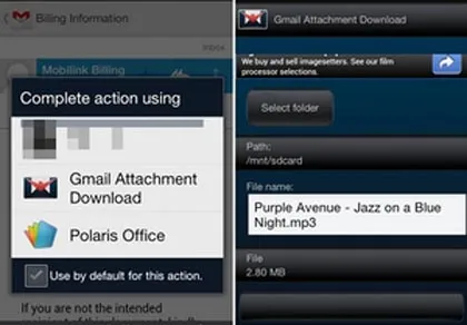 Ứng dụng tải file đính kèm Gmail trên nền Android ảnh 1 Ứng dụng tải file đính kèm Gmail trên nền Android ảnh 1