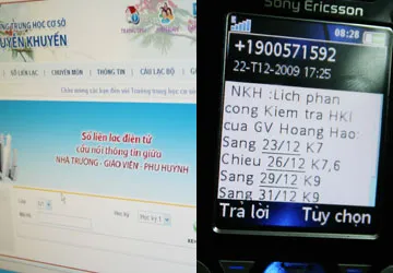 Quản lý học sinh bằng tin nhắn SMS ảnh 1 Quản lý học sinh bằng tin nhắn SMS ảnh 1