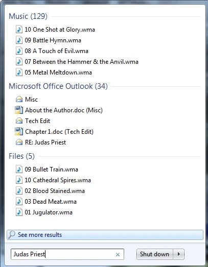 Hình B: Kết quả tìm kiếm trả về nhiều kiểu dữ liệu