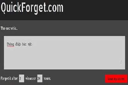 Những ứng dụng gửi tin nhắn bí mật ảnh 2 Những ứng dụng gửi tin nhắn bí mật ảnh 2